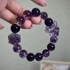 Amethyst Crystal Bracelet for Wisdom, Focus & Learning