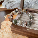 Four Seasons Phantom Quartz Bracelet – Multicolor Healing Crystal for Wealth Flow & Abundance