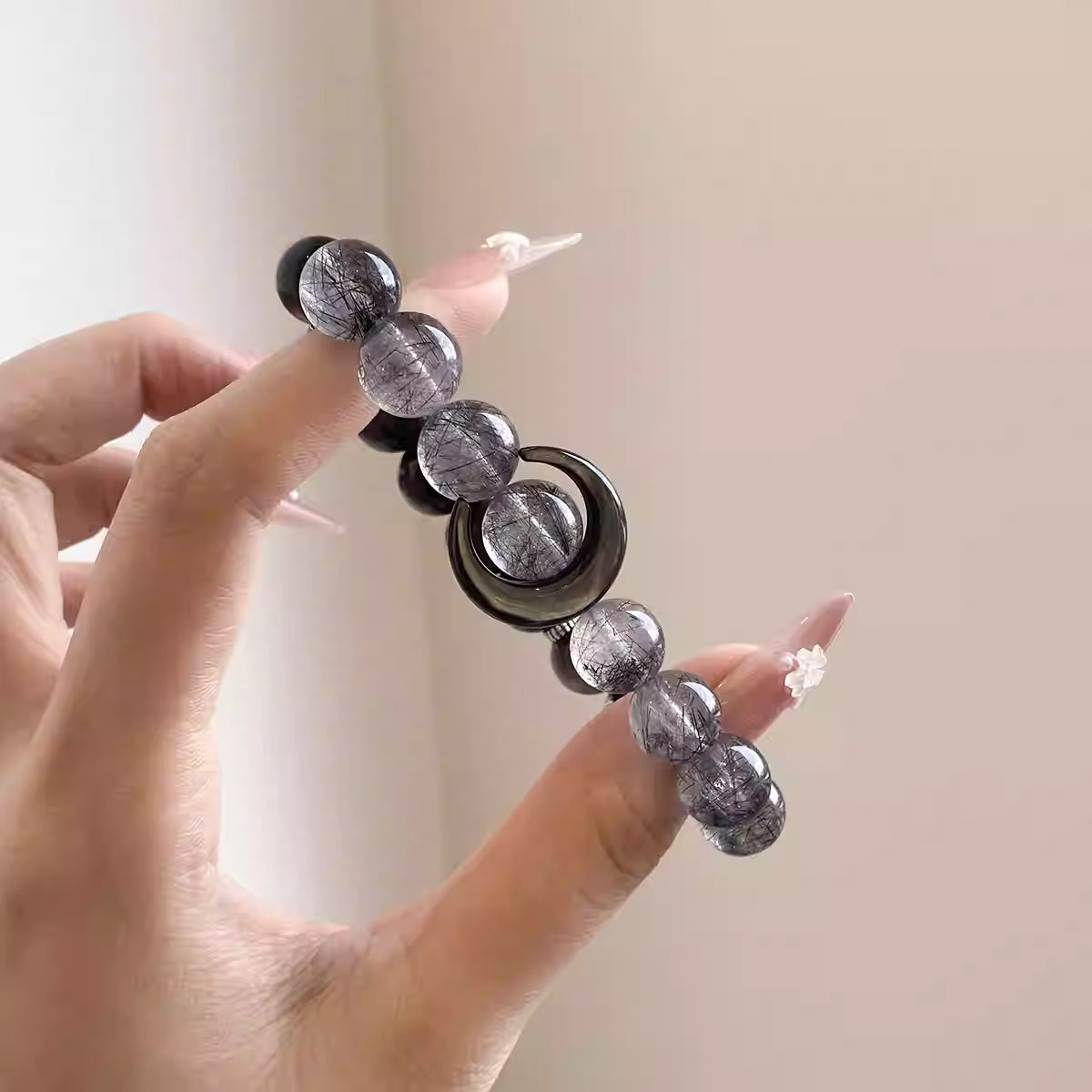 Obsidian Crystal Bracelet - For Protection, Ward off Evil, Enhance Energy
