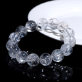 Natural Ice Snow White Azeztulite Crystal Healing Bracelet - Spiritual Energy & Clarity
