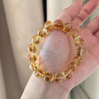 Citrine Crystal Bracelet – Healing Crystal Bracelet for Abundance, Luck & Positive Energy