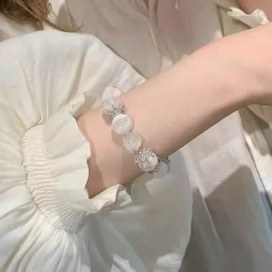 Clear Quartz Bracelet - Purifies Energy, Amplifies Intentions, and Enhances Spiritual Clarity