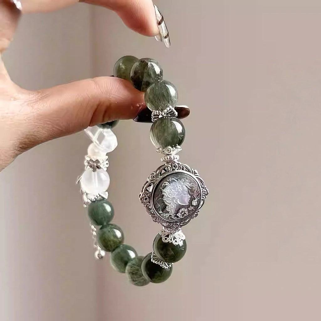 Green Crystal Bracelet - Attract wealth & abundance with Green Quartz