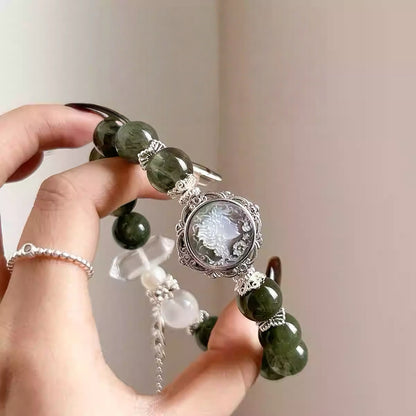 Green Crystal Bracelet - Attract wealth & abundance with Green Quartz
