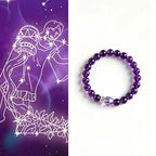 Aquarius bracelet with amethyst for clarity and insight