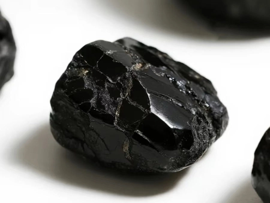 Black stone obsidian with protection symbolism