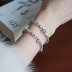 Cancer zodiac crystals bracelet with moonstone for healing and nurturing energy