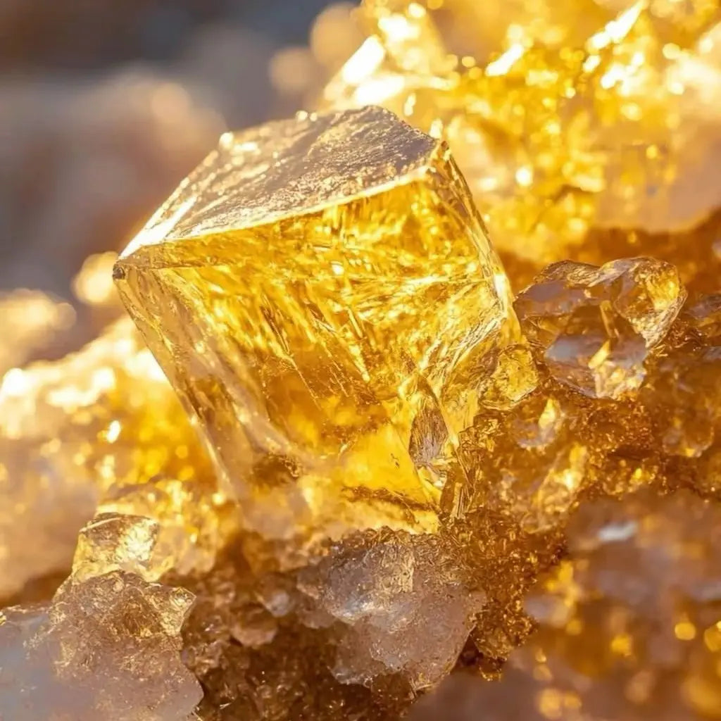 Citrine crystal for wealth and prosperity