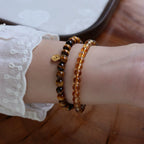 Citrine tiger eye bracelet attracts wealth, abundance and success