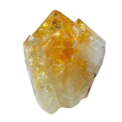 Natural citrine raw crystal with golden color