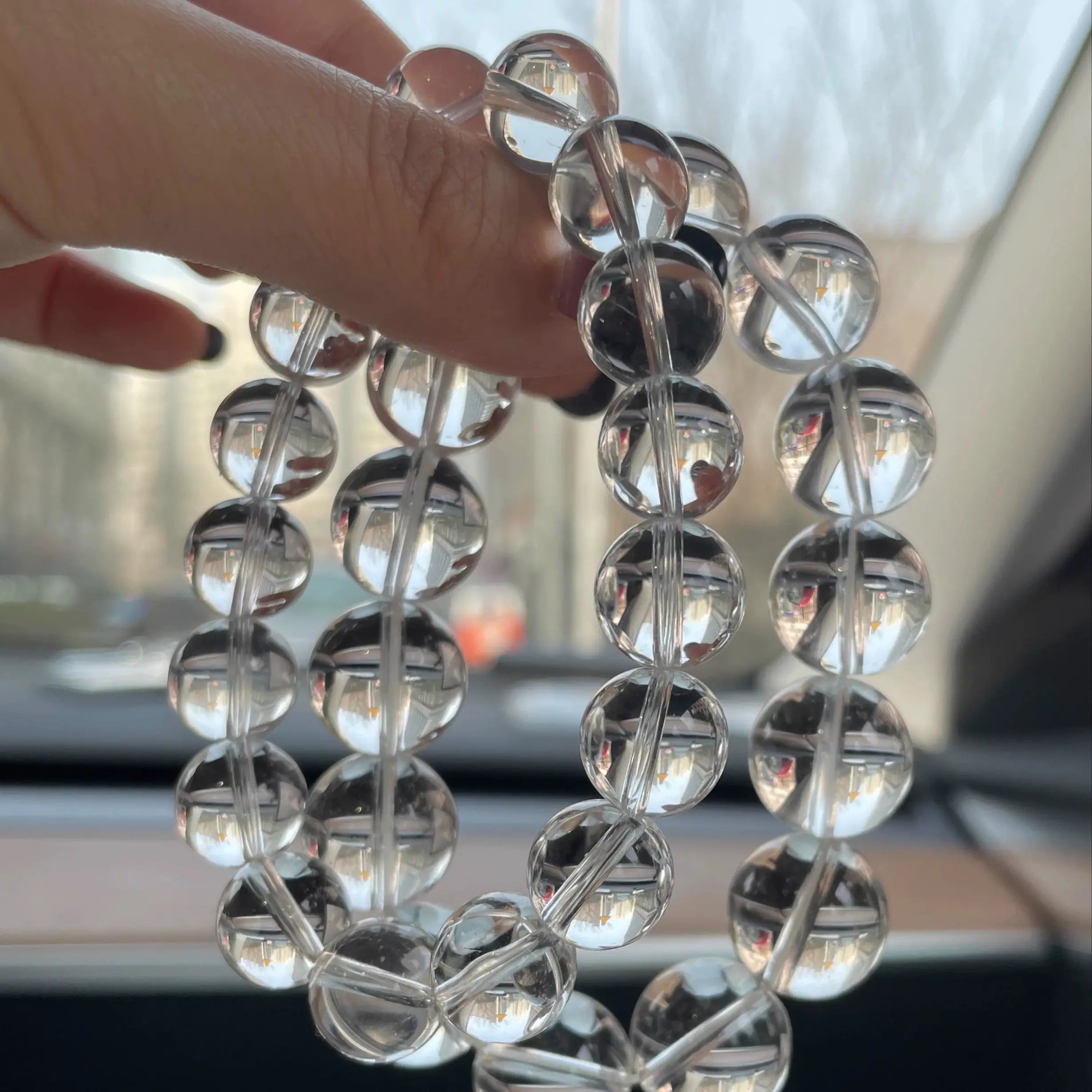 Clear Crystal Bracelet - Purify Energy, Clear Negativity