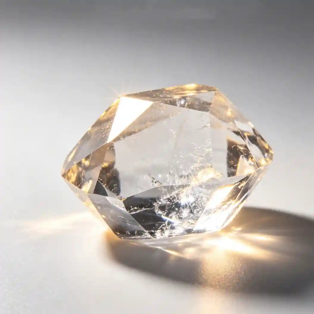 Clear crystalquartz symbolizing clarity, amplification