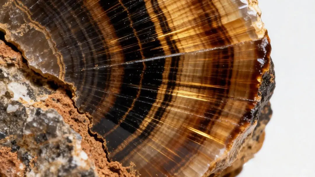 Crystal tiger eye associated with courage, wealth attraction and personal strength