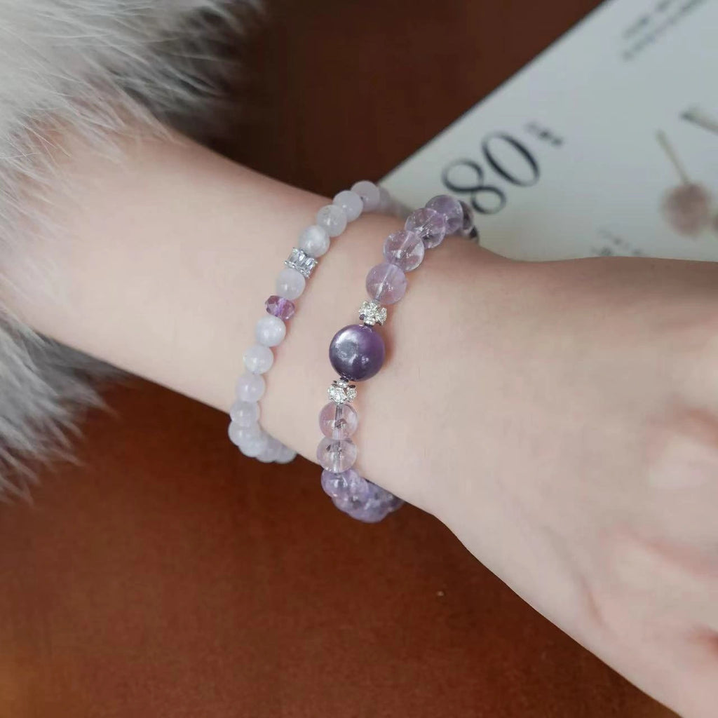 Gemini birthstone jewelry with amethyst for wisdom