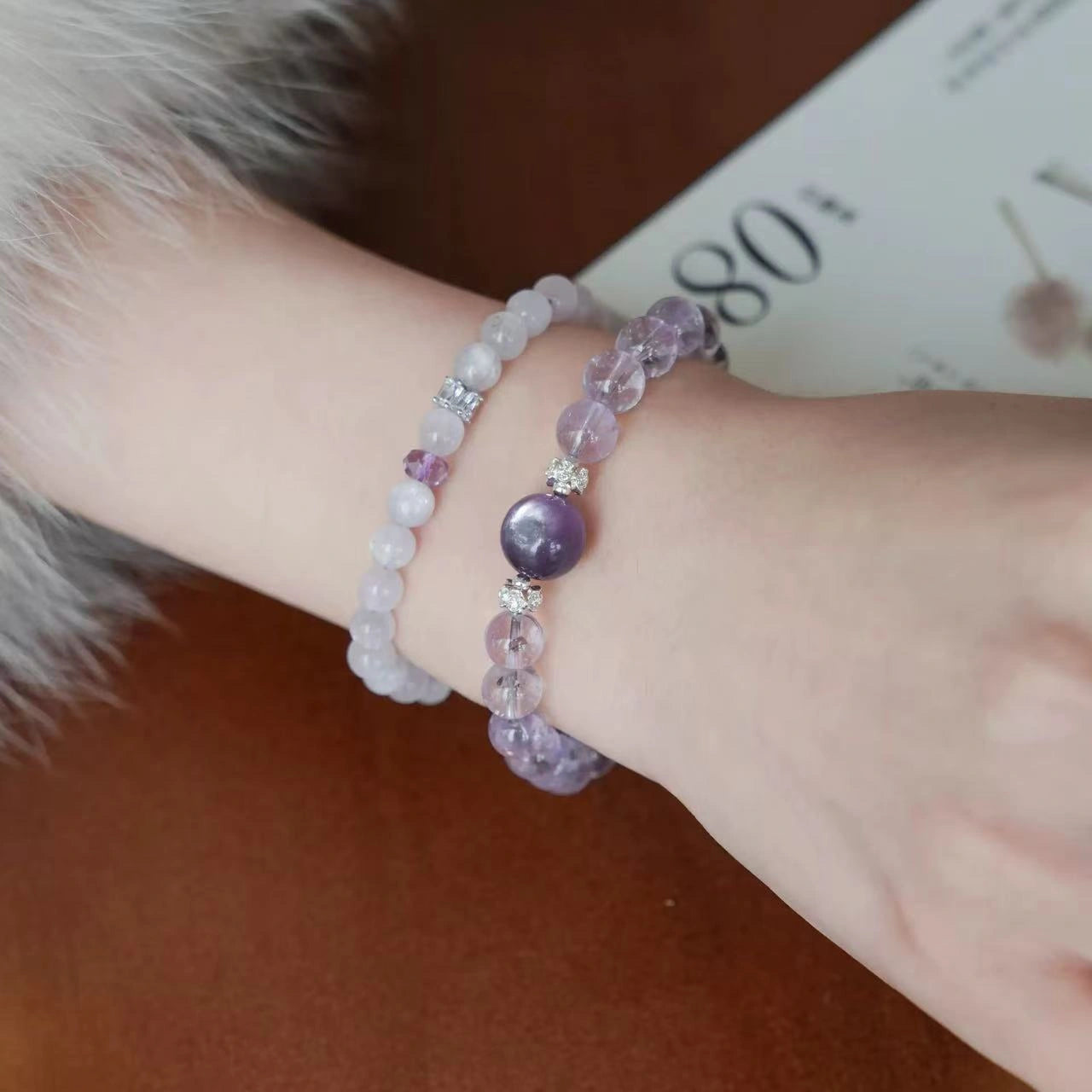 Gemini birthstone jewelry with amethyst for wisdom
