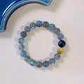 Blue moonstone bracelet for women supporting calmness, anxiety relief and feminine energy