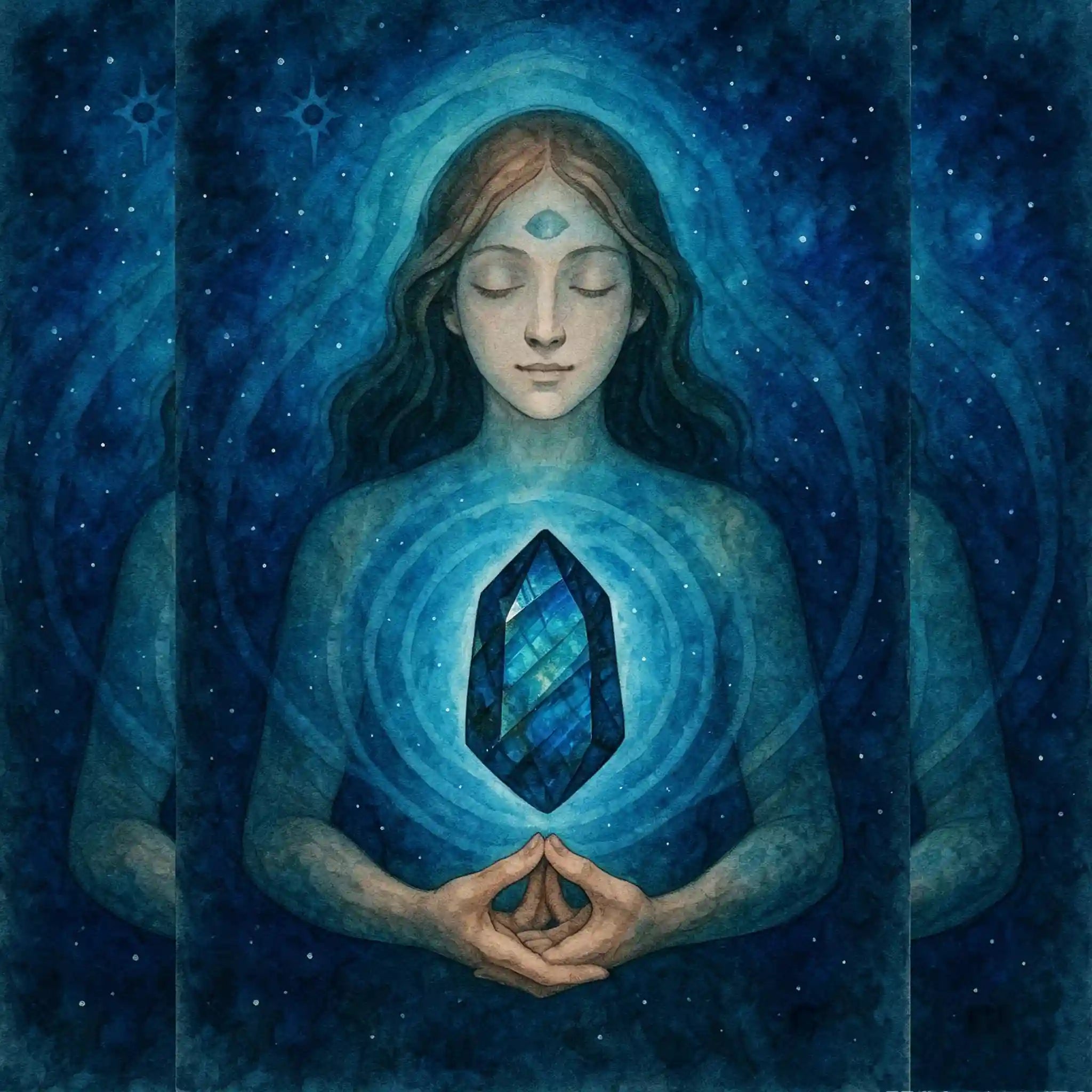 Labradorite spiritual meaning with third eye chakra and crown chakra symbolism