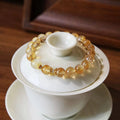 Natural citrine crystal bracelet for women for money and wealth