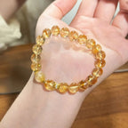Taurus zodiac bracelet with high quality citrine that attracts wealth
