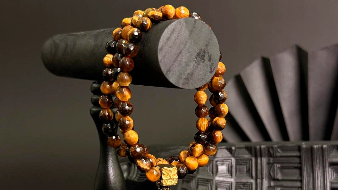 Tiger eye power balance bracelet, enhance inner strength, boost self-confidence, activate personal power