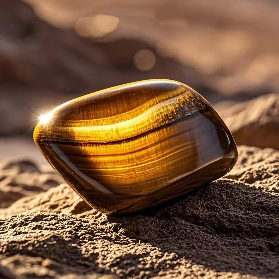 Tiger eye crystal known for confidence, power balance and positive energy