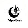 Xipogem designer healing crystal bracelets logo natural gemstone energy jewelry.